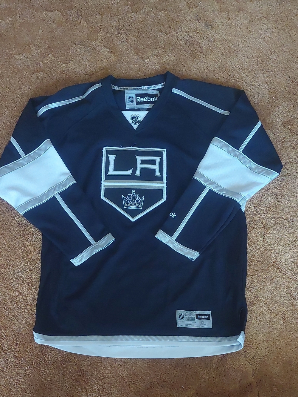 Reebok LA Kings Black and White Hockey Jersey NHL